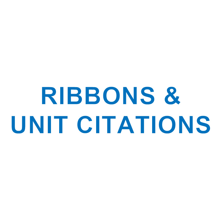 MEDALS RIBBONS