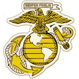 MAGNET-USMC LOGO,EGA Wholesale and military products