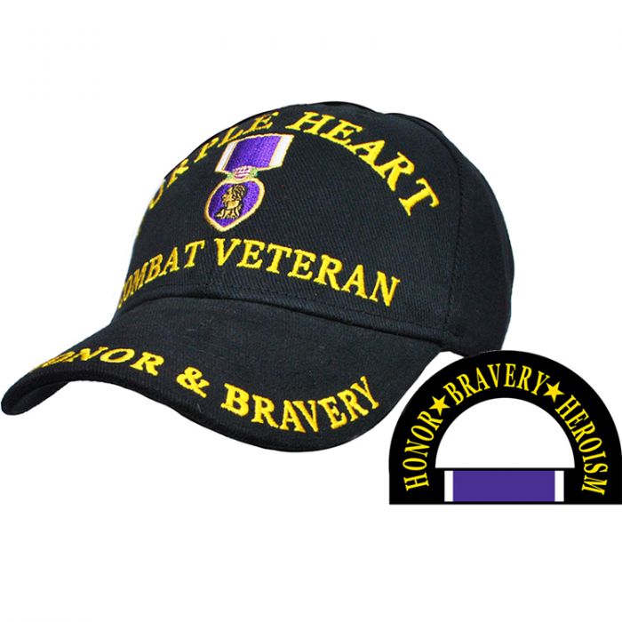 CAP-PURPLE HEART,CMBT.VET Wholesale and 