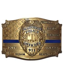 BUCKLE-POLICE,BLUE LINE
