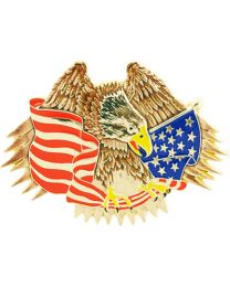 BUCKLE-USA,EAGLE & FLAG