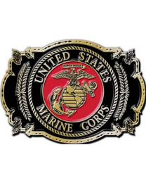 BUCKLE-USMC LOGO