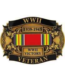 BUCKLE-WWII,VETERAN