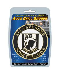 CAR GRILL BADGE-POW*MIA