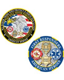 CHALLENGE COIN-AMERICAN HEROES