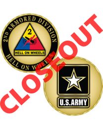 CHALLENGE COIN-ARMY,002ND