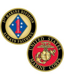 CHALLENGE COIN-USMC,1ST