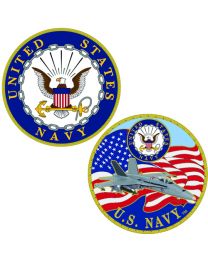 CHALLENGE COIN-USN LOGO