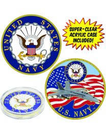 CHALLENGE COIN-USN LOGO