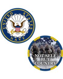 CHALLENGE COIN-USN NOT SELF