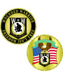 CHALLENGE COIN-WOUNDED WARRIOR