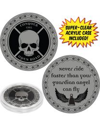 COIN-CC-BIKER GUARDIAN ANGEL