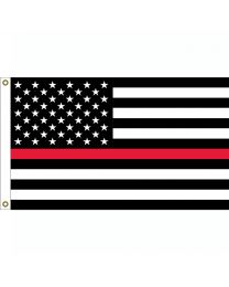 FLAG-FIRE,RED LINE,HONOR