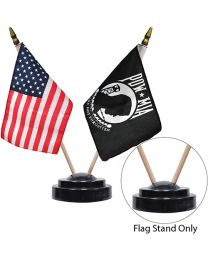 FLAG STAND,BLACK,2-FLAG