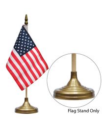 FLAG STAND,GOLD,1-FLAG