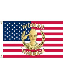 FLAG-WOMAN WARRIOR