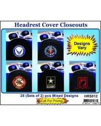 HEADREST COVER CLOSEOUT