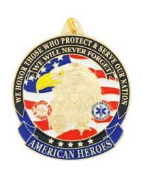 KEY RING-AMERICAN HEROES