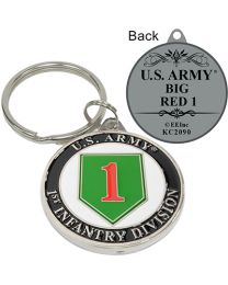 KEY RING-ARMY,001ST DIV.