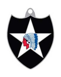 KEY RING-ARMY,002ND DIV.