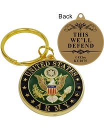 KEY RING-ARMY SYMBOL