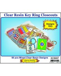 KEY RING-CLOSEOUT RESIN