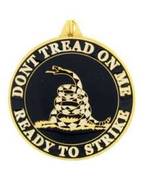 KEY RING-DONT TREAD BLACK