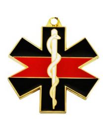 KEY RING-EMS,RED LINE
