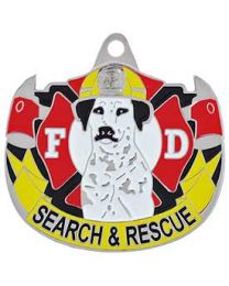 KEY RING-FIRE,DOG