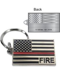 KEY RING-FIRE,RED LINE
