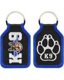 KEY RING-K-9 CORPS,BLUE