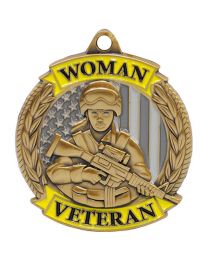 KEY RING-WOMAN VETERAN BDU