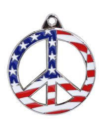 KEY RING-PEACE SIGN