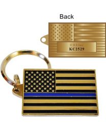 KEY RING-POLICE,BLUE LINE