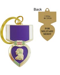 KEY RING-PURPLE HEART