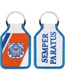 KEY RING-USCG LOGO,RW&B