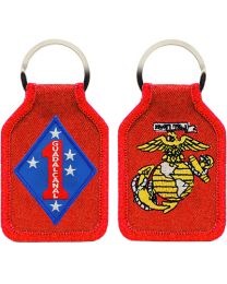 KEY RING-USMC,001ST DIV