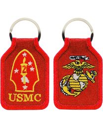 KEY RING-USMC,002ND DIV