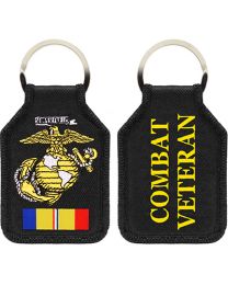 KEY RING-USMC,COMBAT VET.