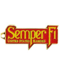 KEY RING-USMC,SEMPER FI