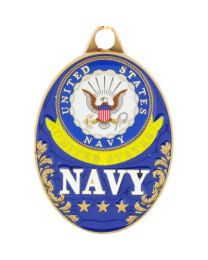 KEY RING-USN LOGO (OVAL)