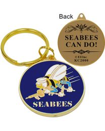 KEY RING-USN,SEABEES