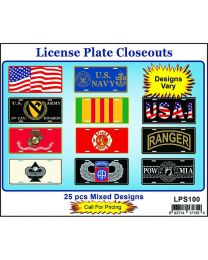LICENSE PLATE CLOSEOUT