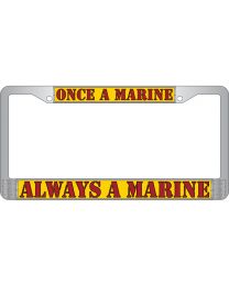 LIC.FRAME,USMC,ONCE A MARINE