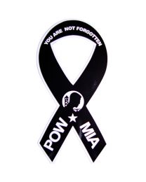 MAGNET-CAR RIBB,POW*MIA
