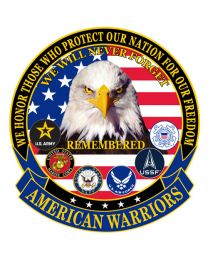 PATCH-AMERICAN WARRIORS