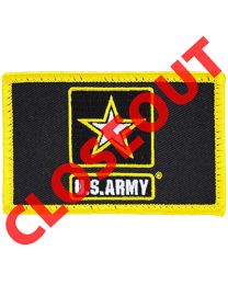 PATCH-ARMY LOGO,RECT.