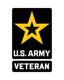 PATCH-ARMY LOGO,VETERAN