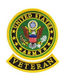PATCH-ARMY SYMBOL,VETERAN