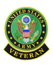 PATCH-ARMY SYMBOL,VETERAN